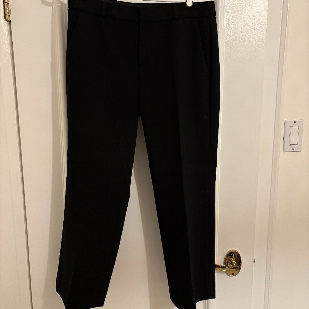 Banana Republic Cropped Logan Pant Size 4 Black